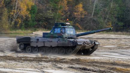 Un tanque Leopard 2 en una imagen de archivo