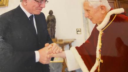 Schelzo con Benedicto XVI