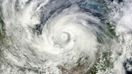 Un huracán en una imagen de archivo.