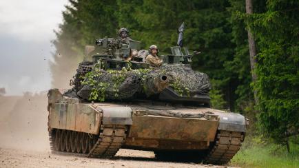 Un tanque M1 Abrams, de fabricación estadounidense, en una imagen de archivo.