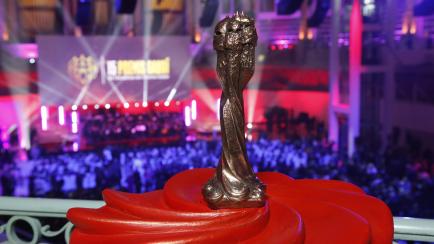 La estatuilla que han recibido los ganadores de la XV edición de los Premios Gaudí de la Academia del Cine Catalán.