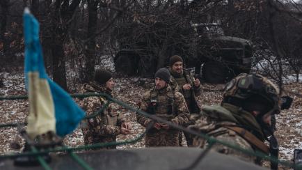 Soldados ucranianos.