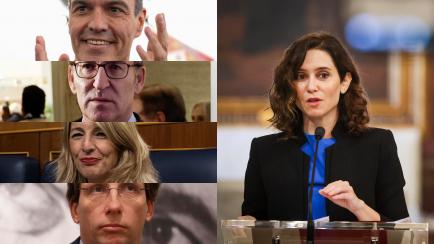 Los cinco políticos que más han salido en televisión en este 2022
