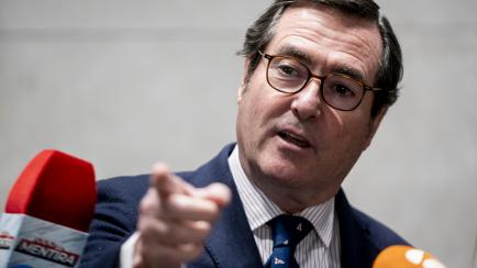 El presidente de la CEOE, Antonio Garamendi, en una imagen de archivo.