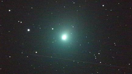 El cometa verde 46P/Wirtanen en una imagen de archivo