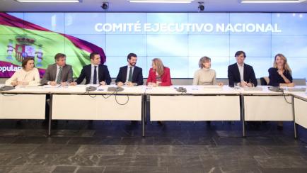 Comité Directivo del PP durante la etapa de Pablo Casado.