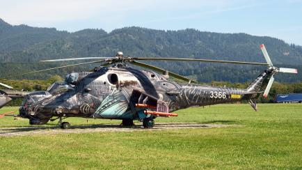 Un helicóptero de ataque Mi-35, en una imagen de archivo.