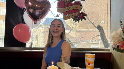 María Barredo, la fan de McDonald’s, con su sorpresa del Día de San Valentín