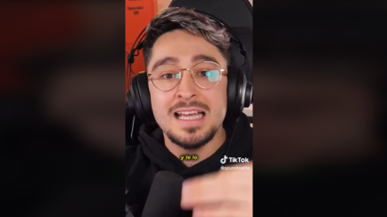 Spursito en un directo de Twitch