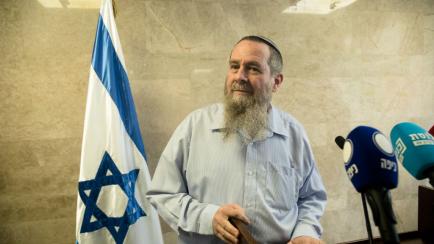 El ex viceministro de Educación israelí, Avi Maoz, del partido ultraortodoxo Noam.