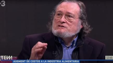 Santiago Niño Becerra, en una intervención en TV3.