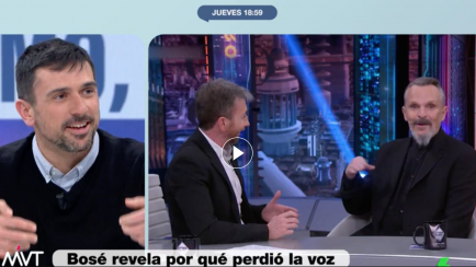 Ramón Espinar, respondiendo a Miguel Bosé.