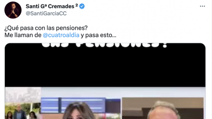 Tuit de Santi García Cremades.