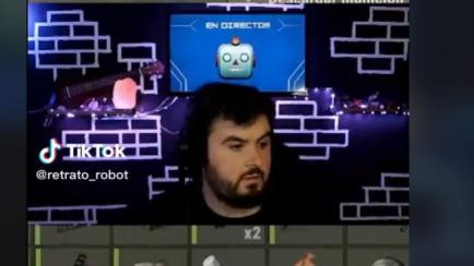 El usuario Retrato_Robot en el directo.