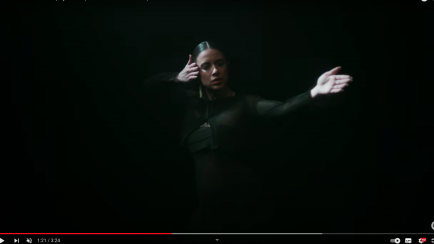 Un momento del videoclip de Blanca Paloma.