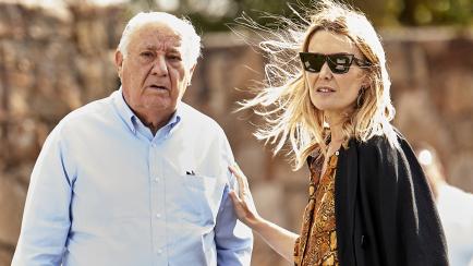 Marta Ortega y su padre, Amancio Ortega, en una imagen de archivo en A Coruña.