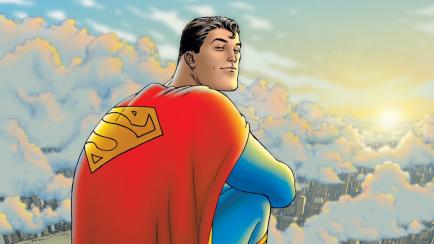 Imagen de Superman compartida por James Gunn en su cuenta de Twitter