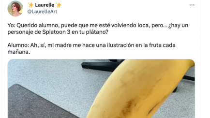 El tuit viral de la profesora Laurelle.
