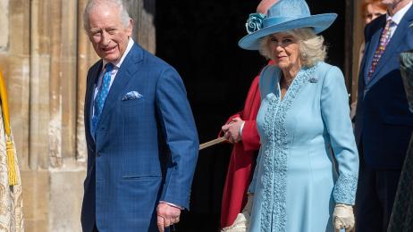 Carlos y Camila cumplen con su agenda y acuden a la misa de Pascua junto a Andrés y otros miembros de la familia real