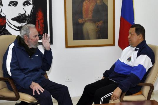 En marzo de 2012, el presidente venezolano, Hugo Chávez, se reunió con Castro 