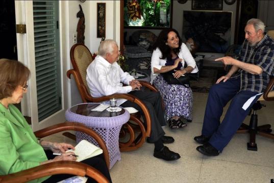 En 2011, el expresidente de EEUU visitó a Castro en su casa en La Habana