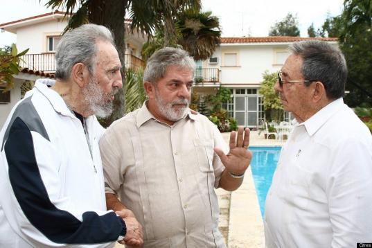 Lula visitó a Castro en 2010