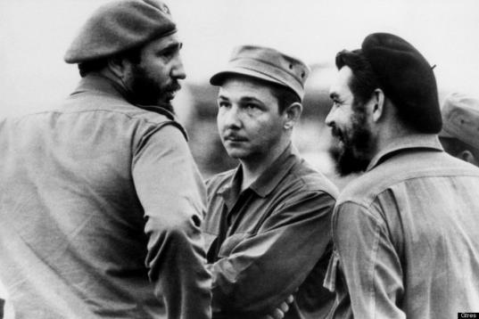 En 1965 con el guerrillero Ernesto Che Guevara