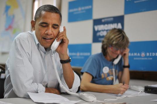 Obama llama a los donantes de su campaña presidencial