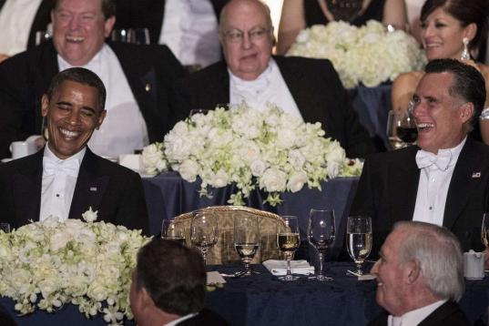 Obama y Romney han asistido a la gal anual de Al Smith