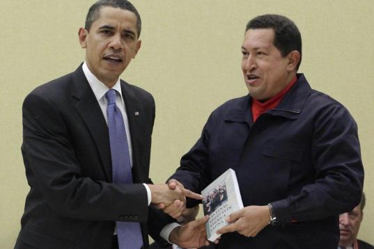 En 2009, con el presidente estadounidense, Barack Obama