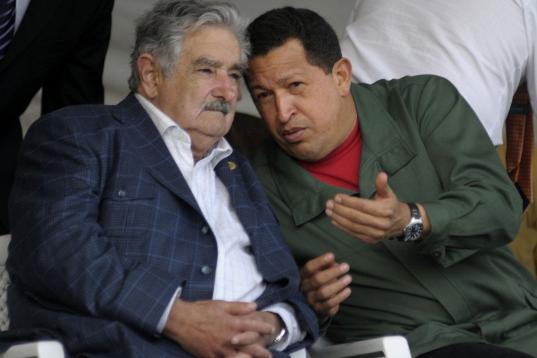 En 2009, con el presidente uruguayo, José Mujica