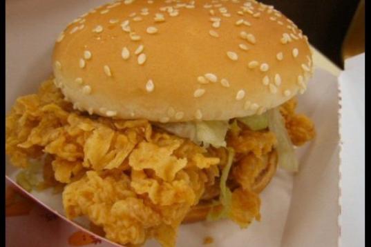 Otra vez el KFC y otro de sus sandwiches. Esta vez una familia de Kerala, al sur de la India, encontró gusanos vivos en un sandwich a principios de octubre. 