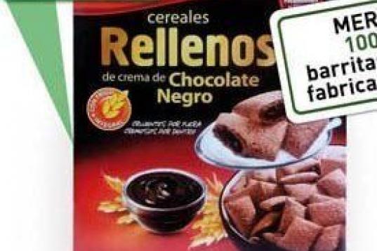 Los cereales de Hacendado puntúan muy alto, especialmente los que están rellenos de chocolate negro, seguidos por los rellenos de leche. Precio: en torno a 2 euros. 