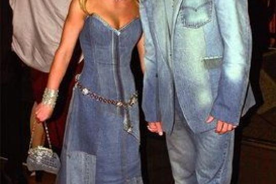 Con su novio de entonces, Justin Timberlake, en los premios American Music Awards.