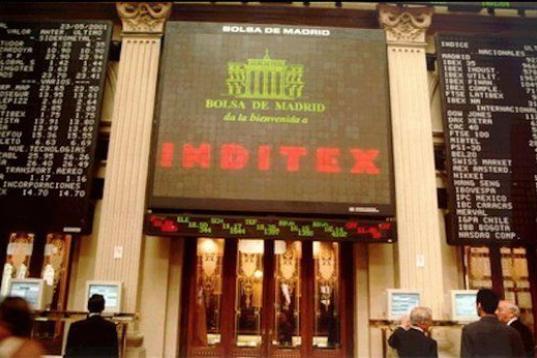 Inditex empezó a cotizar en bolsa el 23 de mayo de 2001.