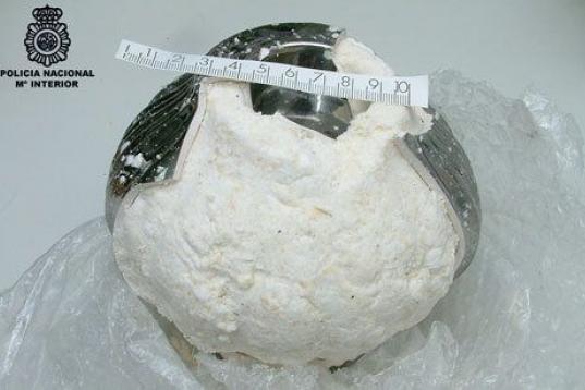 En 2009, la Policía encontró droga en piezas de cerámica
