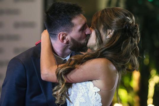 La boda de Leo Messi y Antonella Rocuzzo en imágenes