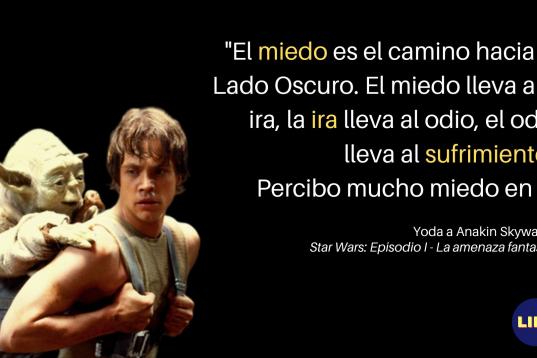 Frases de 'Star Wars'.