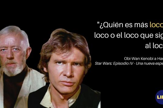 Frases de 'Star Wars'.