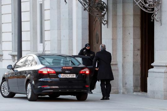 Los jueces empiezan a llegar a la sede del Supremo en Madrid. 