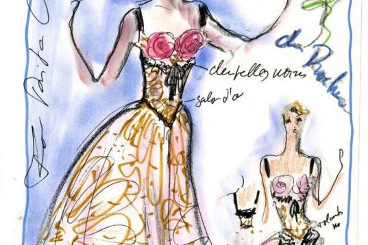 Con este florido poster del Baile de la Rosa Mónaco homenajea a la Belle Époque. 