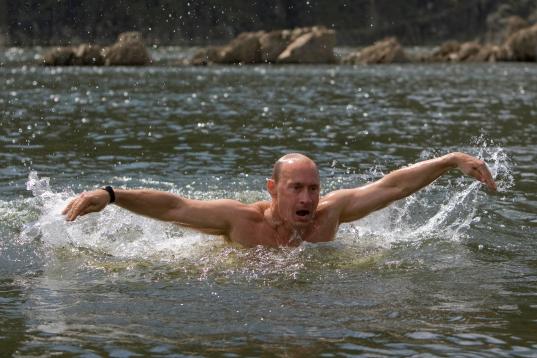 Nadando en Siberia