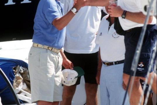 En julio de 1996, en las regatas de Palma de Mallorca