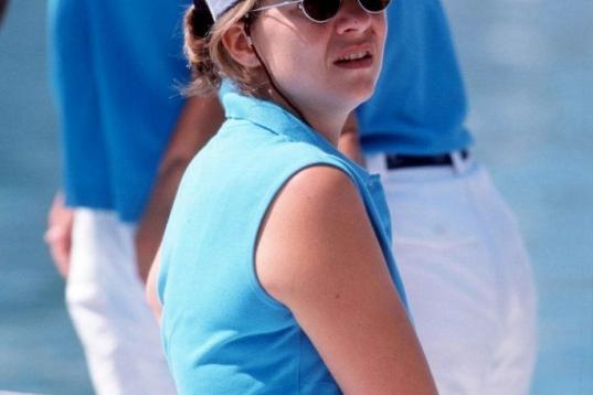 Cristina de Borbón durante el verano del 98 en Mallorca.