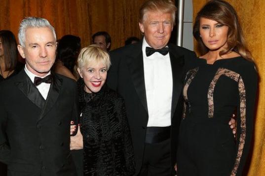 With Baz Luhrmann, Catherine Martin and Donald.