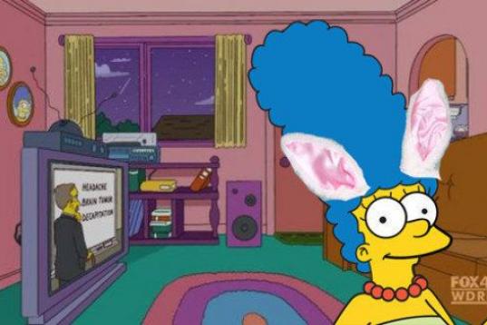 En un principio, Marge Simpson iba a tener orejas de conejo por debajo de su característico pelo azul. 
Groening explicó que, según su plan original, Marge iba a ser secretamente un personaje de uno de sus anteriores cómics, Life in Hell, y ...