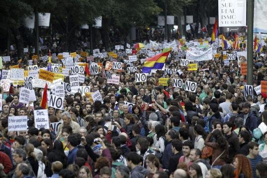 Manifestación en Madrid. 