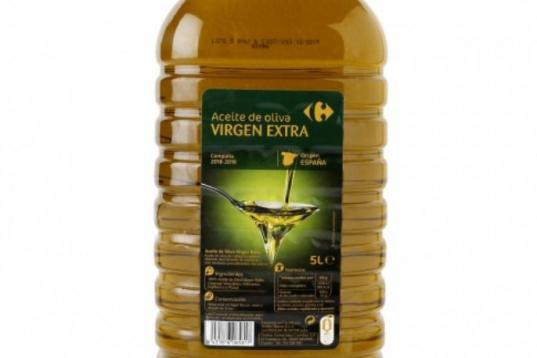 Aceite de Oliva Virgen Extra Carrefour.