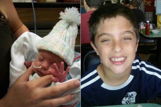 "Mi hijo Talan nació hace nueve años cuando yo estaba embarazada de 26 semanas: pesó 920 gramos. Tuvo que estar dos meses en la UCIN, pero todo fue muy bien. Superó los típicos orificios en las paredes del corazón, el sangrado cerebral, la...
