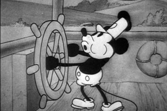 18 de noviembre de 1928. Primer corto protagonizado por Mickey Mouse y con la primera aparición de Minnie. Fue estrenado ese día en el Colony Theatre de Nueva York.